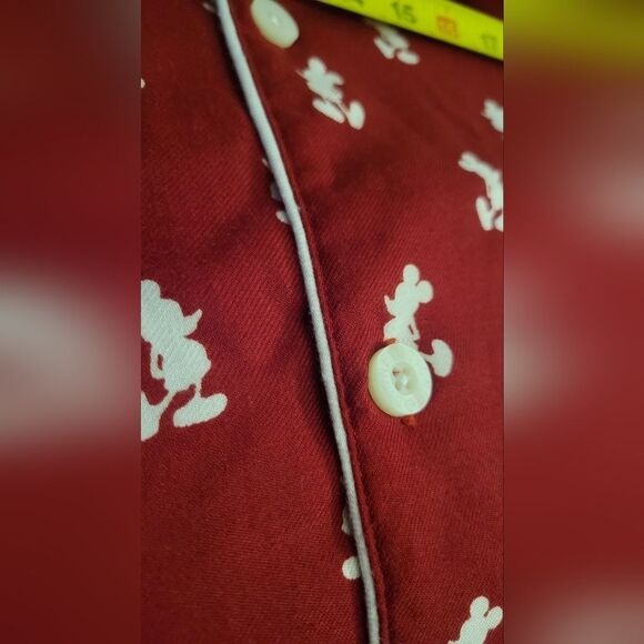 Men's Disney Mickey Mouse Red Pajama Top only, Size 2XL - Picture 9 of 15